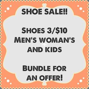 Shoe Sale Bundle Offer